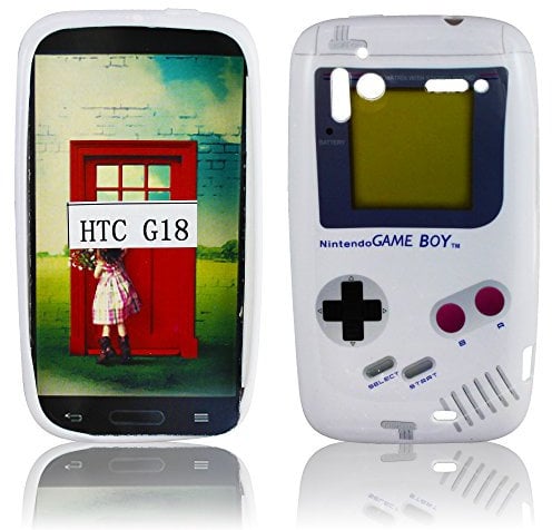 Thematys Gameboy Retro Design Silikon TPU Schutzhülle für HTC Sensation XE