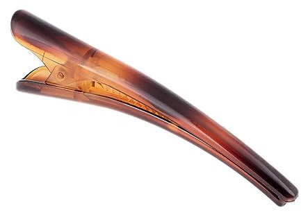 Righe e Pois - FERMAGLIO PER CAPELLI TARTARUGATO A BECCO DI CICOGNA DA 13 CM - CLASSICO - CONFEZIONE DA 1