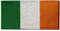 Aufnäher / Aufbügler / Aufnäher, Motiv: Flagge der Republik Irland, bestickt, irisches Nationalemblem