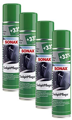 SONAX 4X 03563000 CockpitPfleger New Car Kunststoff Pflege Reiniger 400ml