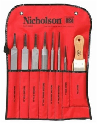 Nicholson Lot de 8 limes mécaniques 22025