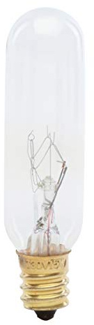 Feit Electric BP15T6-130 15-Watt T6 Tubular Incandescent Bulb with Candelabra Base, Clear, 2.9 L x 0.7 D