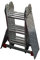 4x3 Rung - 3.55m (11'8) Superior Latest 'Big Red Foot' Multi Purpose Ladder with Free Extra Strong 2-Part Platform Plus Step Platform
