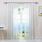 ESLIR Gardinen mit Kräuselband Ausbrenner Vorhänge Transparent Wohnzimmer Fensterschal mit Ranken Muster Weiß BxH 140x245cm1 Stück