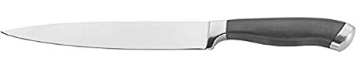 Pinti Inox Professionale Coltello Affettato, Acciaio Inossidabile, Nero