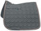 BUSSE Schabracke WAVE, Vollblut/Warmblut, Dressur, anthrazit, Kordel: silber/rot, Einfass: anthrazit