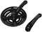 SHIMANO Unisex Tourney Kurbel 170 Mm 48 / 38 28 Zähne Mit Kettenschutzring Alu-kettenradgarnitur, Schwarz, L EU