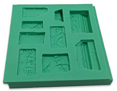 Giessform Silikonform Ruinen Fragemente Krippenbausteine Set 19