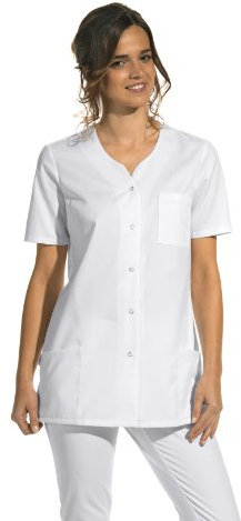 Hosenkasack für Damen weiß 1/2 Arm (34)