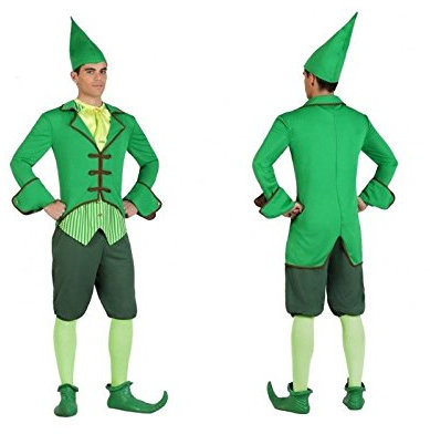 Atosa 22893 - Kobold männliches Kostüm, Größe M-L, grün