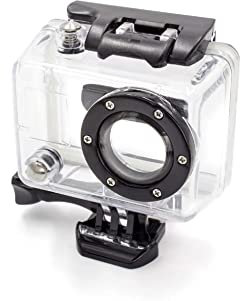 vhbw custodia subacquea compatibile con GoPro HD Hero 2 Outdoor Edition action cam - Impermeabile per foto subacquee