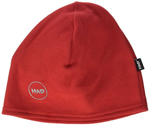 HAD Printed Fleece Beanie Red Reflective 3M Mütze, Rot, One Size