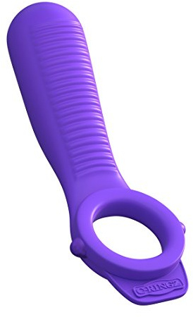 Pipedream Fantasy C-Ringz Ride and Glide Couples Ring Dildo, Purple, 1 Pound