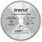 Trend Wood Cordless Mitre Saw Blade, 254mm Diameter, 30mm Bore, 60 Teeth, 2.1mm Kerf, -5° Hook, TCT, Fine Finish, CSB/CC25460T