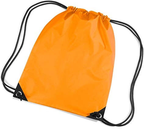 Shirtinstyle Sportbeutel, Gymnastikbeutel, Gymsac, Schuhbeutel mit Kordel, Farbe fluorescentorange