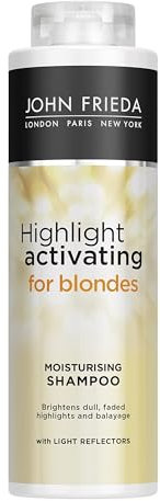 John Frieda Sheer Blonde Highlight Activating Moisturising Shampoo for Blonde Hair 500 ml