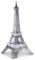 Metal Earth Fascinations MMS016 502554 - Eiffelturm, lasergeschnittener 3D-Konstruktionsbausatz, 1 Metallplatine, ab 14 Jahren