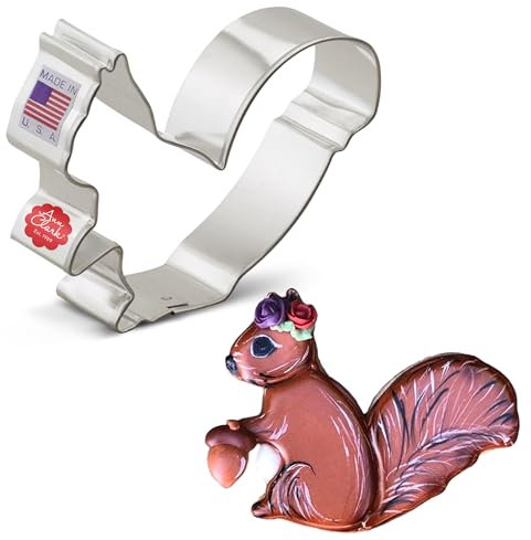 Eichhörnchen Ausstechform, 9,53cm, US verzinnter Stahl von Ann Clark