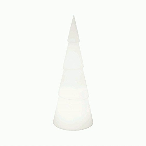 8 seasons design Shining Tree 3D LED Weihnachtsbaum rund (75 cm, weiß) mit Farbwechsler (15 Farben), inkl. Leuchtmittel, beleuchteter Tannenbaum, Weihnachtsdeko, Winterdeko, für außen + innen