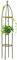 GardenMate® Rankhilfe Obelisk Bronze Höhe 190cm Ø 35cm Massiv Pulverbeschichtetes Stahl