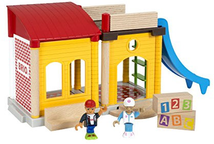 BRIO 33943 - Village Schule, bunt