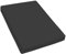 Premium Spannbettlaken mit Gummizug für Wasserbetten Boxspringbetten Übergröße Jersey Matratzenbezug Bettbezug Baumwolle Elastan Laken Wasserbettbezug 140-160 x 200-220 cm - Schwarz