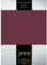 Janine Spannbettlaken Elastic - extra weiches und elastisches Spannbetttuch - für Matratzen 180x200cm bis 200x220cm Burgund