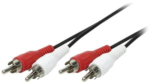LogiLink CA1039 Cinch Audio Anschlusskabel 2.50m Schwarz (matt), 3 Stück
