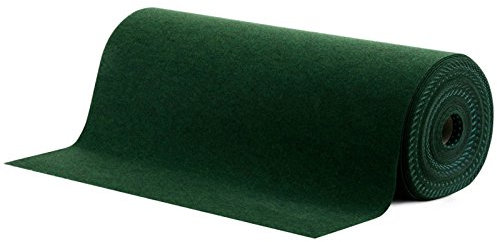 casa pura Moquette d'extérieur FarbwunderPro, vert, en rouleau au mètre, surface en feutre, tapis outdoor imite gazon artificiel pour sol du jardin, terrasse, balcon et golf, durable 200x700cm