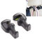 IPELY Universal Car Vehicle Back Seat Headrest Hanger Holder Hook for Bag Purse Cloth Grocery (Black -Set of 2)