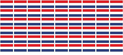 INDIGOS UG - Mini Aufkleber Set - Pack glatt - 20x12mm - selbstklebender Sticker - Niederlande - Flagge - Banner - Standarte fürs Auto, Büro, zu Hause und die Schule - 54 Stück - für Auto, Laptop