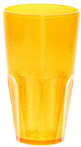 Visiodirect Lot DE 6 GOBELETS Chic COPO Orange 50CL