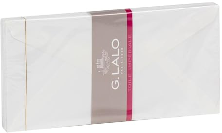 Clairefontaine Lalo 23500L Umschläge gummiert Toile impériale (weiß gefüttert, DL, 110 x 220 mm, 20 Umschläge, 100 g) weiß