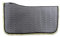 Engel Reitsport | Lammfell Western Squarepad WPAD1-U-GRA-SIL Stoff grau Fell Silber grau