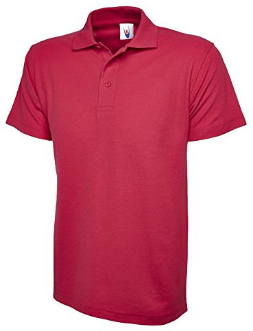 Polo unisex clásico, 220 g/m², de la marca Uneek Rosa hot pink XL