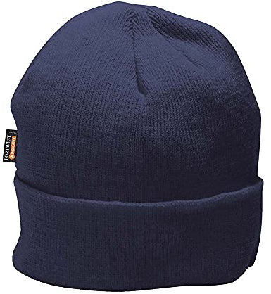 Portwest Strickmütze mit Insulatexfutter, Größe: Einheitsgröße, Farbe: Marine, B013NAR