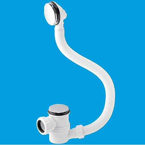 McAlpine HC2650UK Bath Trap with Top Access - Chrome/White