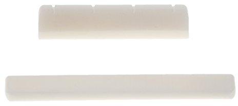 Knochen Sattel Mutter Geschlitzt Fuer Ukulele