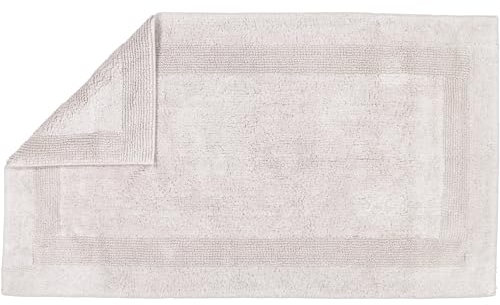 Cawö Badteppiche Luxus Badteppich 1000 Silber - 775