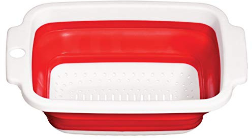 Premier Housewares Zing Colander, 23 cm - Red/White
