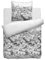 HnL Flanell Bettwaesche Jackson in weiss blau grau 135x200 und 80x80 cm