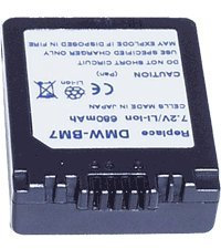 AboutBatteries Batterie Type PANASONIC CGA-S002E, 7.2V, 720mAh, Li-ION