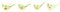Pack of 4 Champagne Gold Glass Bird Tree Decorations - Christmas Decorations…