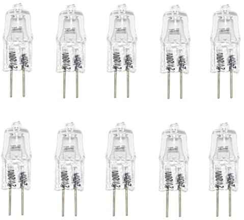 10er Set G4 20 Watt Halogen-Leuchtmittel - 12 Volt Stiftsockel