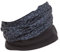 Hilltop Polar Halstuch, Multifunktionstuch, Kopftuch, Schlauchschal, Schal mit Fleece, Cooles Design in Trendfarben, für Damen und Herren, Farbe:schwarz - grau Ecken