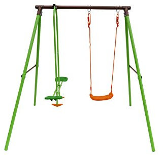habitat et jardin SCHAUKELGESTELL Stahl LOLA - 1,96 M - 2 GERÄTE