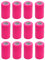 Haftbandage – 12 Rollen x 10 cm x 4,5 m, Erste Hilfe, Sport, Bandagen, COBOX Tierarztverband selbstklebende Bandagen, rose