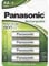 Panasonic Infinium - Paquete de 4 pilas recargables AA (P6/4BC19000, 1900 mAh)