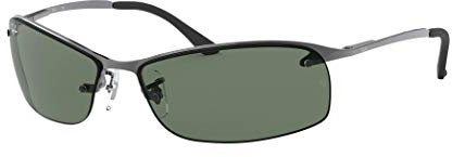 Ray-Ban Sonnenbrille RB3183 SIDESTREET 004/71 - Polykarbonat, Polarisiert, Klassisch, UV Protection, Wrap-Around, Herren, junger Erwachsener, Outdoor-Enthusiasten