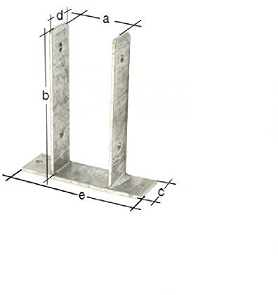 Agritura U-Pfostenträger 71 mm - A10060
